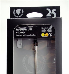 Adjustable Clit Clamp With Purple Beads SPF-202