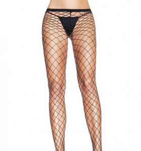 Industrial Pantyhose - One Size - Black/silver LA-9006