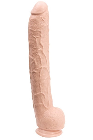 Dick Rambone Cock - 17 Inch - White DJ0268-00