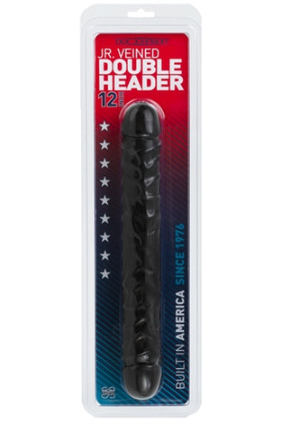 Jr. Veined Double Header 12 Inches - Black DJ0212-03