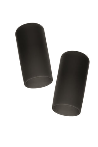 Nipple Play Silicone Nipple Suckers - Black SE2640502