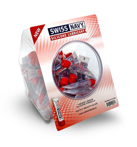 Swiss Navy Silicone 10ml 100ct Fishbowl MD-SNSL10ML100