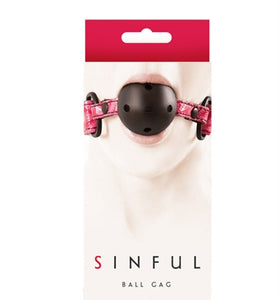 Sinful Ball Gag - Pink NSN1221-14