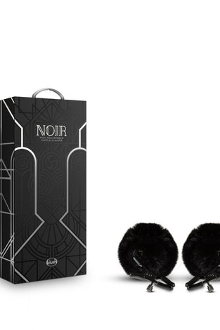Noir - Pom Adjustable Nipple Clamps - Black BL-89305