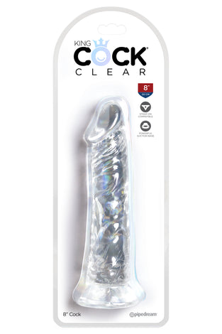 King Cock Clear 8 Inch Cock PD5757-20