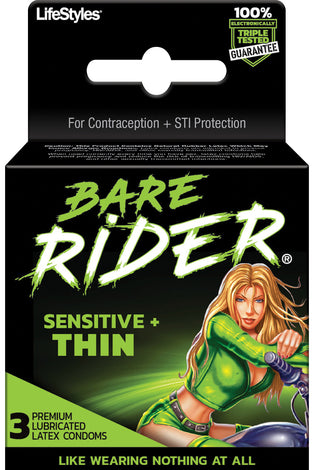 Bare Rider - Sensitive Thin - 3 Pack PM9857
