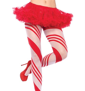 Spandex Sheer Candy Striped Pantyhose LA-7944