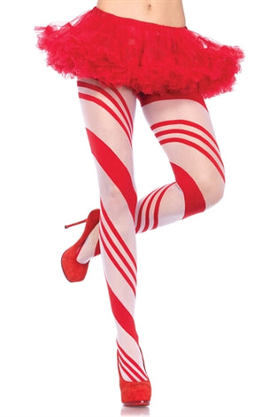Spandex Sheer Candy Striped Pantyhose LA-7944