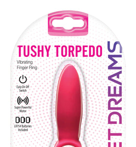 Wet Dreams Tushy Torpedo Finger Ring With Turbo Motor - Pink HTP3269