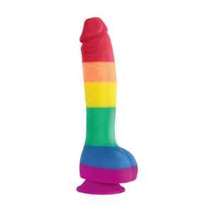 Colours Pride Edition - 8 Inch Dong - Rainbow NSN0408-08