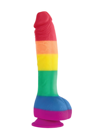 Colours Pride Edition - 8 Inch Dong - Rainbow NSN0408-08