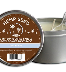 Hemp Seed 3-in-1 Massage Candle - Sunsational - 6 Oz. EB-HSC046