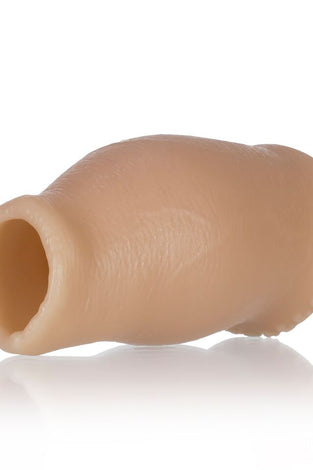 Hood Moreskin Silicone Faux Foreskin - Light Tone - Medium/large OX-1353-LXL-L