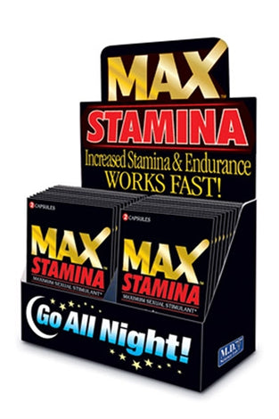 Max Stamina - 24 Count Display - 2 Count Packets MD-MSTM2PK