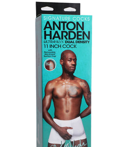 Signature Cocks - Anton Harden - 11 Inch  Ultraskyn Cock With Removable Vac-U-Lock Suction  Cup DJ8160-22-BX