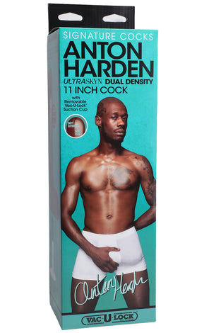 Signature Cocks - Anton Harden - 11 Inch  Ultraskyn Cock With Removable Vac-U-Lock Suction  Cup DJ8160-22-BX