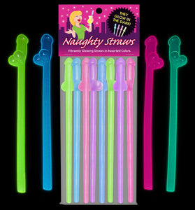 Glow-in-the-Dark Naughty Straws KG-NVS97