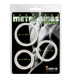 Seamless Metal Rings - 3 Pack SI-95059