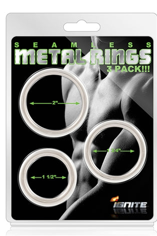 Seamless Metal Rings - 3 Pack SI-95059