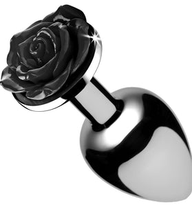 Black Rose Anal Plug - Medium BTYS-AF635-MEDIUM