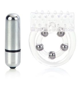 Maximus Enhancement Ring 5 Stroker Beads - Clear SE1456103