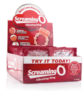 The Screaming O Vibrating Ring - 24 Count P.O.P. Box Display SO110D