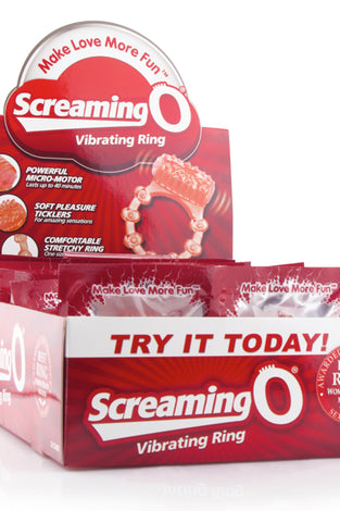 The Screaming O Vibrating Ring - 24 Count P.O.P. Box Display SO110D