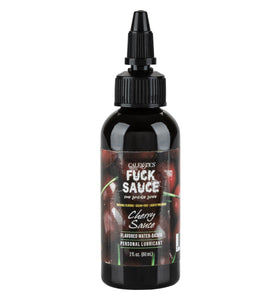 Fuck Sauce Flavored Water-Based Personal  Lubricant - Cherry - 2 Fl. Oz. SE2410051