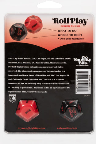 Naughty Bits Roll Play Naughty Dice Set SE4410752