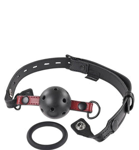 Saffron Interchangeable Gag - Black/red  Black/red SS48027