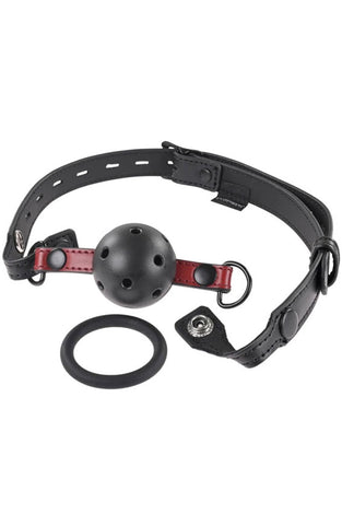 Saffron Interchangeable Gag - Black/red  Black/red SS48027