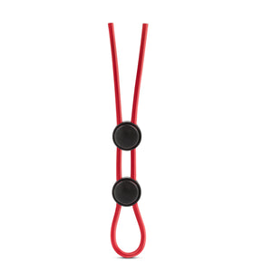 Stay Hard - Silicone Double Loop Cock Ring  - Red BL-32098