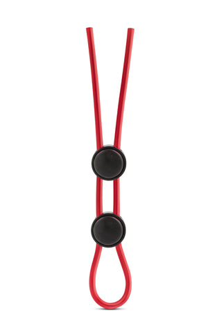 Stay Hard - Silicone Double Loop Cock Ring  - Red BL-32098