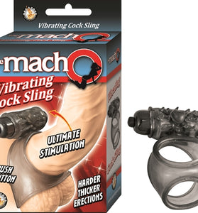 Macho Vibrating Cock Sling - Black NW2596-2