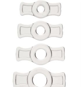 Titanmen Tools Cock Ring Set - Clear DJ3503-07