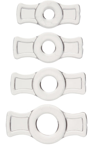Titanmen Tools Cock Ring Set - Clear DJ3503-07