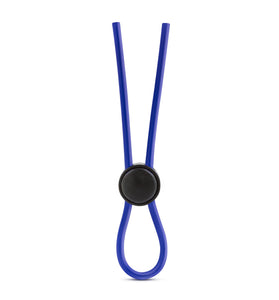 Stay Hard - Silicone Loop Cock Ring - Blue BL-31092