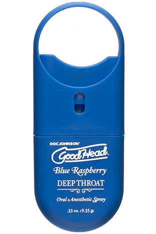 Goodhead - Deep Throat Spray to-Go - Blue  Raspberry - .33 Oz. DJ1360-41-CD
