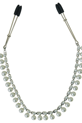 Sincerely Pearl Chain Nipple Clips SS520-33