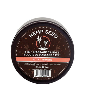 3-in-1 Massage Candle - 6 Oz. - Cozy Cashmere EB-HSCH022A
