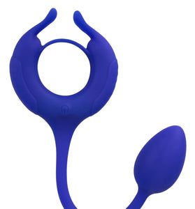 Admiral Plug and Play Weighted Cock Ring - Blue SE6011053