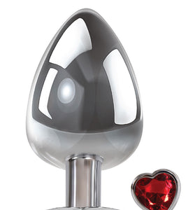 Large Red Heart Gem Anal Plug AE-WF-8126-2