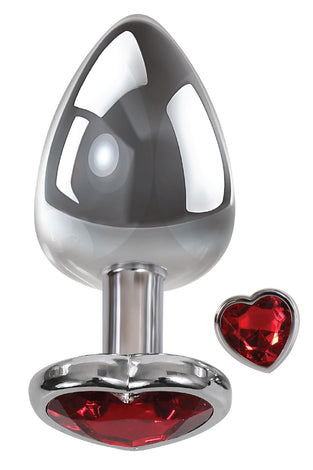 Large Red Heart Gem Anal Plug AE-WF-8126-2