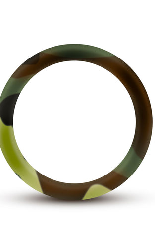 Performance - Silicone Camo Cock Ring - Green  Camoflauge BL-91169
