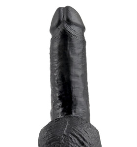 King Cock 7-Inch Cock With Balls - Black PD5506-23
