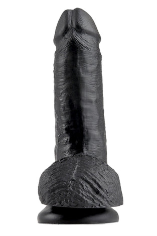 King Cock 7-Inch Cock With Balls - Black PD5506-23