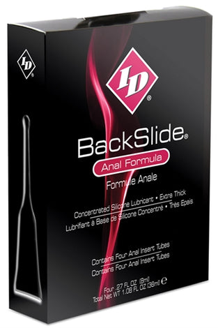 ID Backslide Silicone Lubricant 8ml Long Tube - 4pack ID-BCT-08