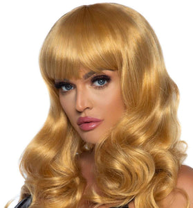 24 Inch Misfit Long Wavy Bang Wig - Dark Blond LA-A2766DRKBLD