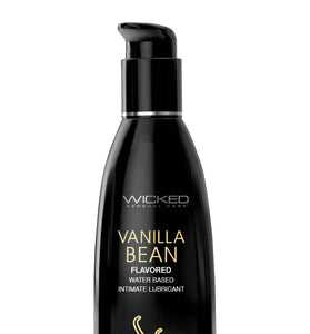 Aqua Vanilla Bean Flavored Water Based Intimate  Lubricant - 2 Fl. Oz. WS-90332
