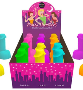 Neon Penis Shooters - 12 Piece Display KG-NVE20